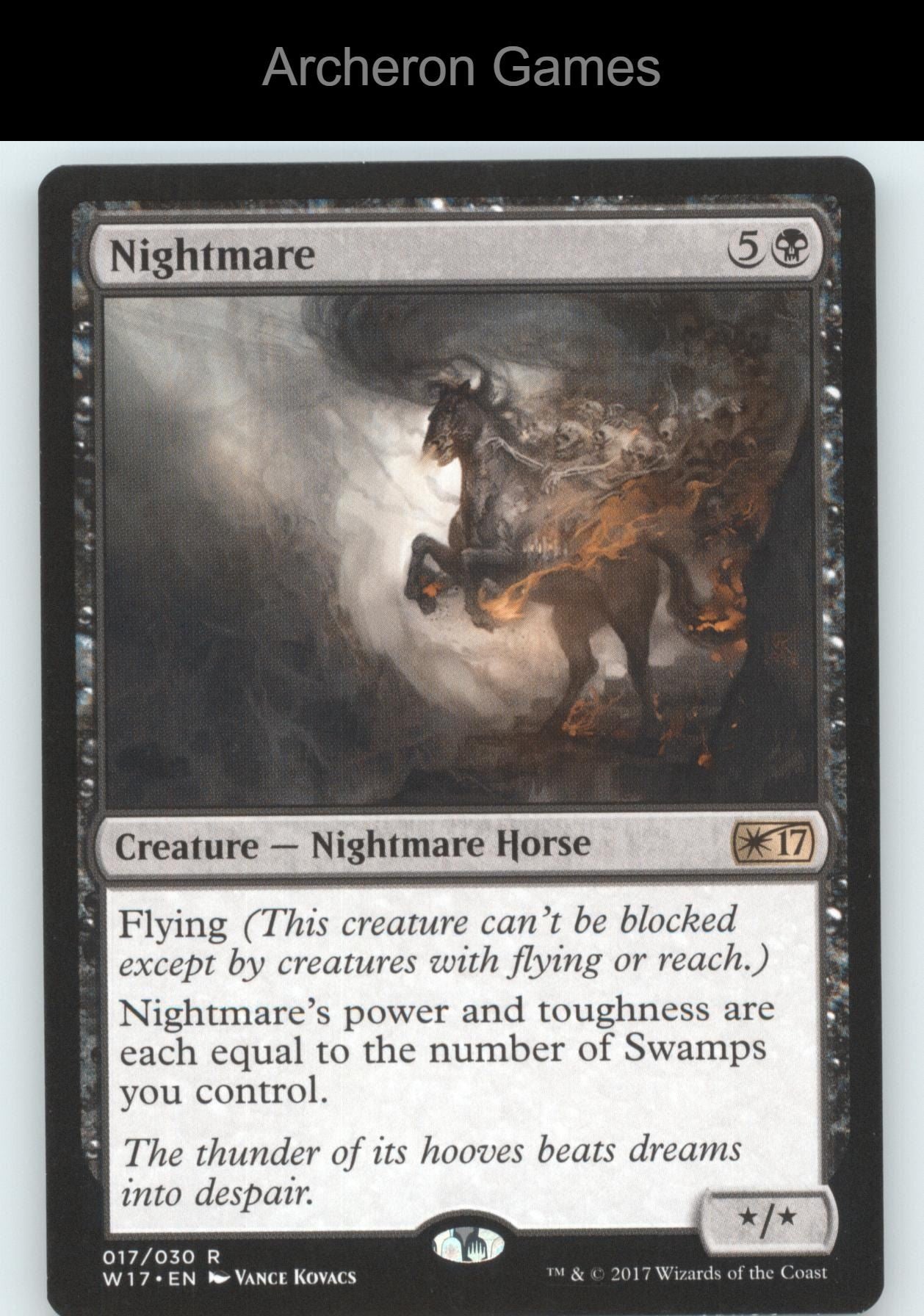 Nightmare 17 R MTG Card Welcome Deck 2017