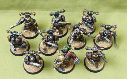 Chaos Space Marines Squad painted - Warhammer 40K #2WS