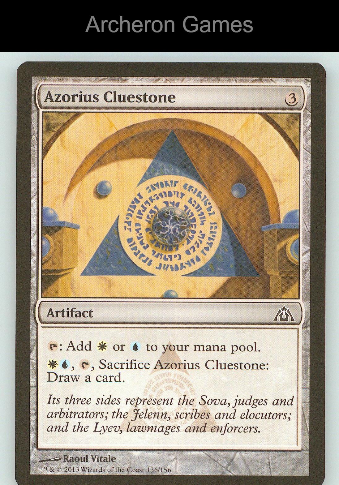 Azorius Cluestone DGM 136 C MTG Card NM/EX+