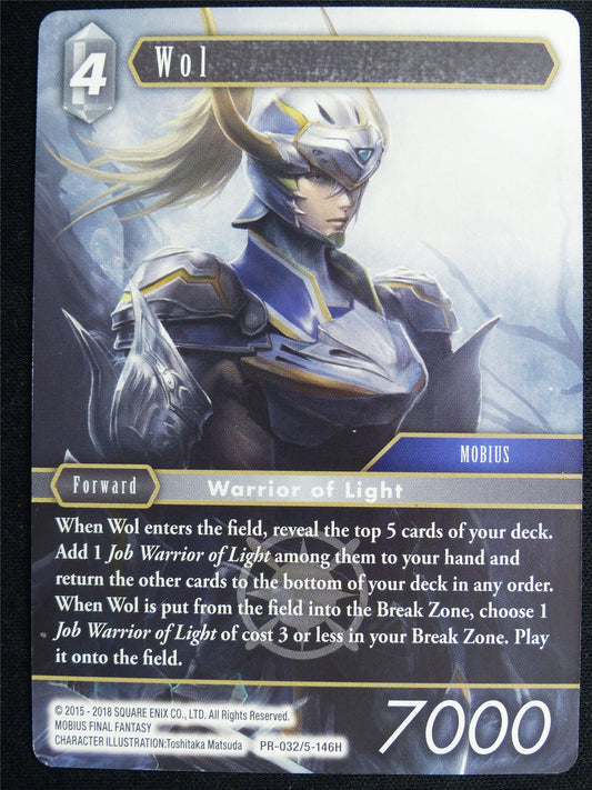 Wol PR-032/5-146H - Final Fantasy Card #4TA