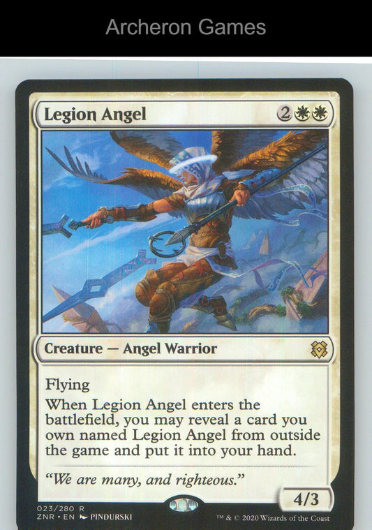 Legion Angel ZNR 23 R MTG Card NM/EX+