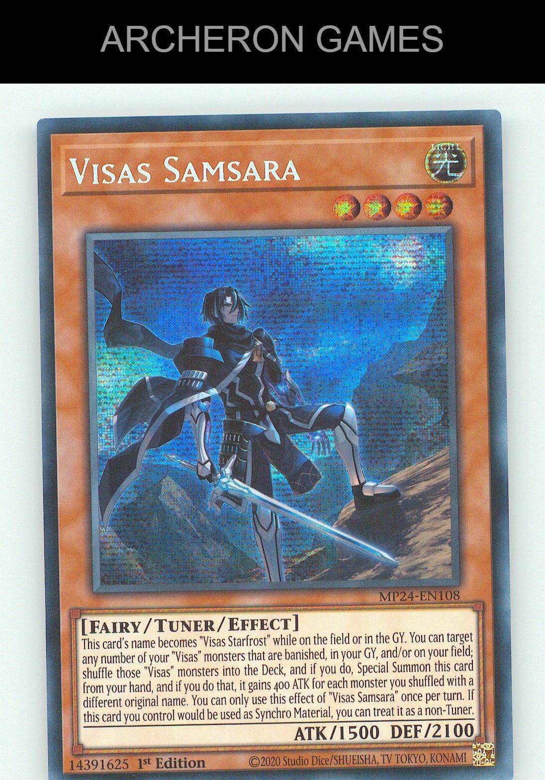 Visas Samsara SEC YUGIOH Card