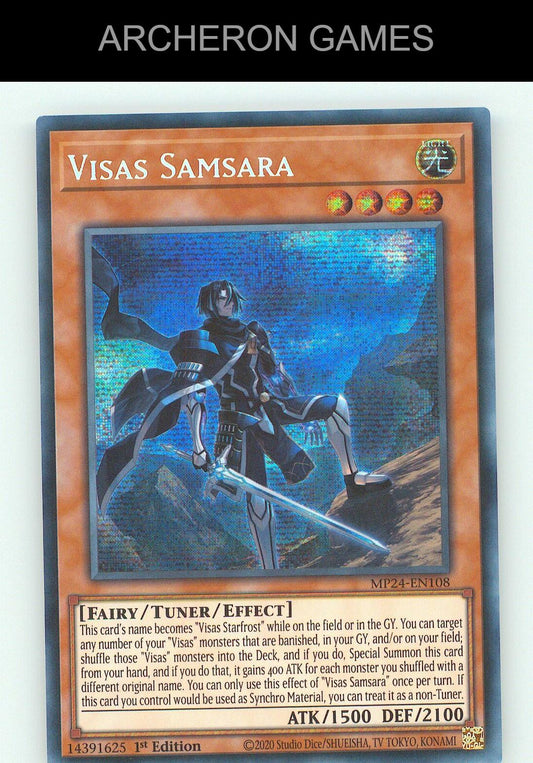 Visas Samsara SEC YUGIOH Card
