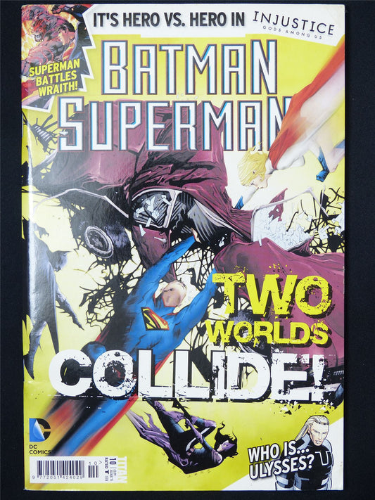 BATMAN Superman Two Worlds Collide #10 - B&B DC Comic #WT