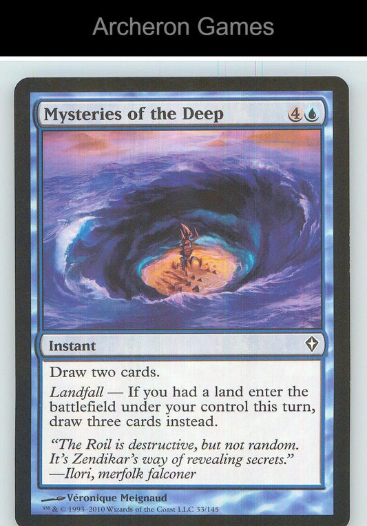 Mysteries of the Deep WWK 33 C MTG Card NM/EX+