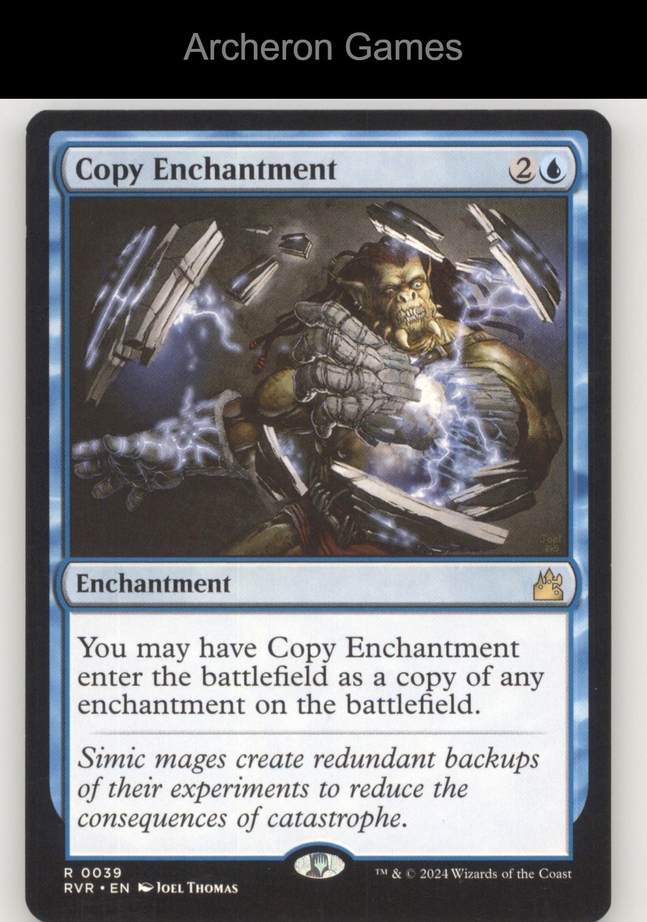 Copy Enchantment 39 R MTG Card Ravnica Remastered