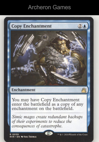 Copy Enchantment 39 R MTG Card Ravnica Remastered