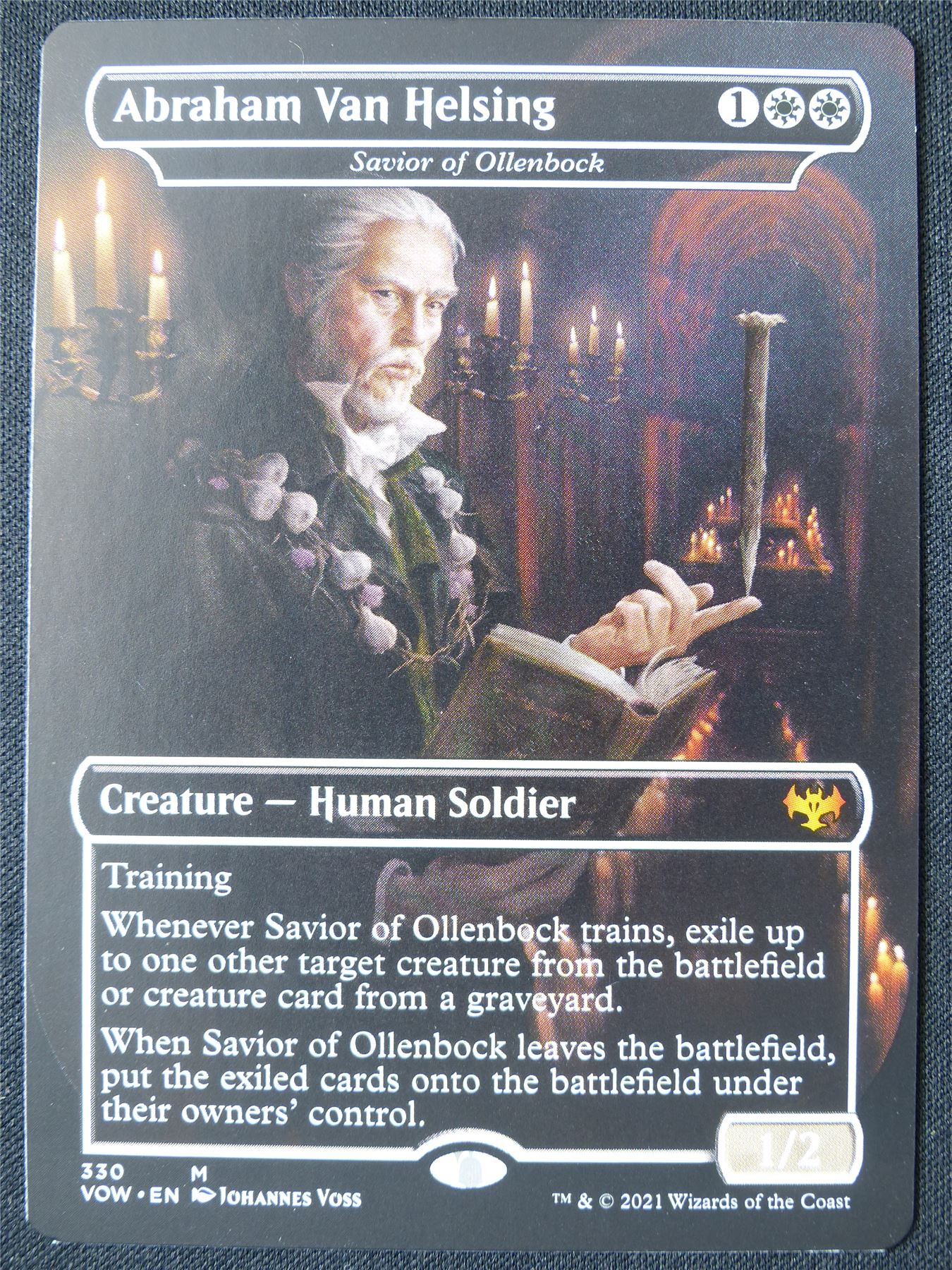 Abraham Van Helsing Borderless - VOW - Mtg Card #1OI