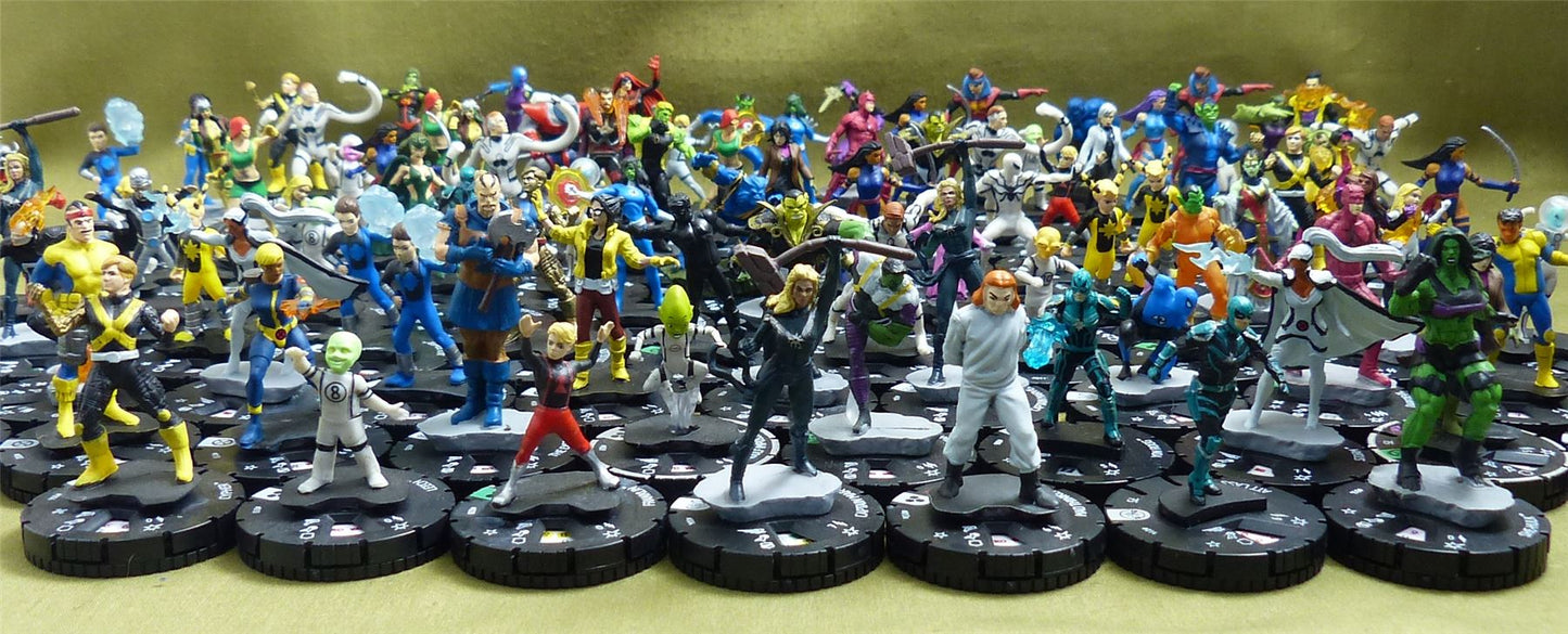 Collection of 97 Marvel Heroclix miniatures #16Y
