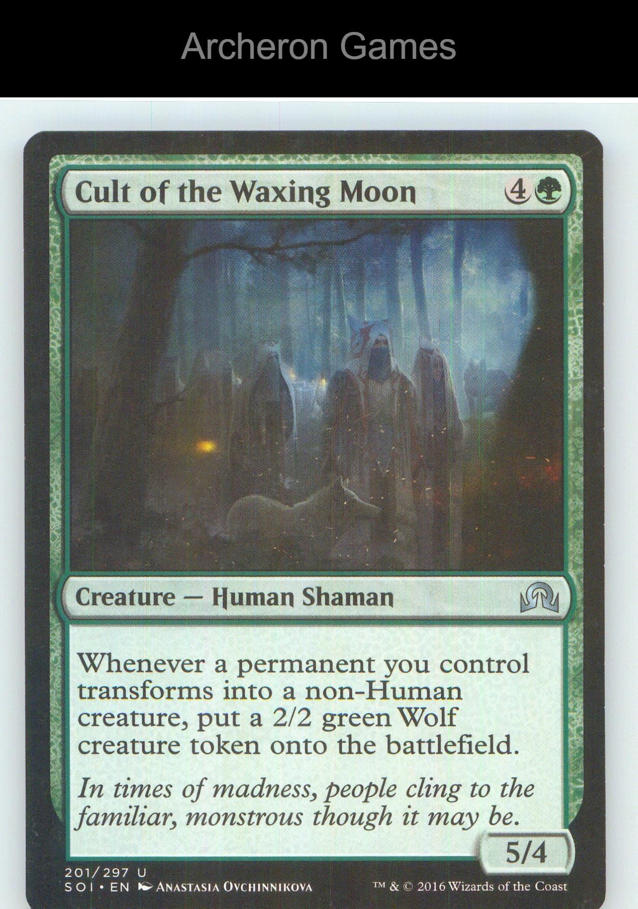 Cult of the Waxing Moon SOI 201 UC MTG Card NM/EX+