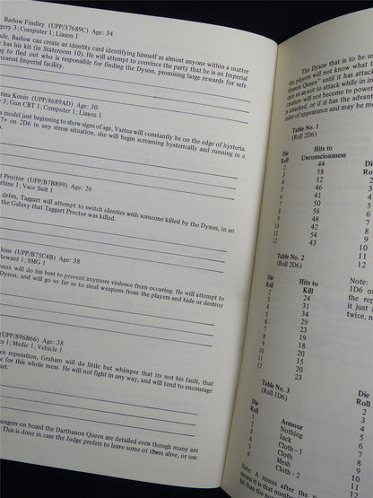 Traveller: Darthanon Queen Adventure - Judge Guild Roleplaying Booklet #2SK