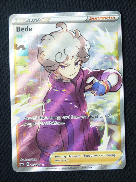 Bede 199/202 Textured Holo - Pokemon Card #2QO