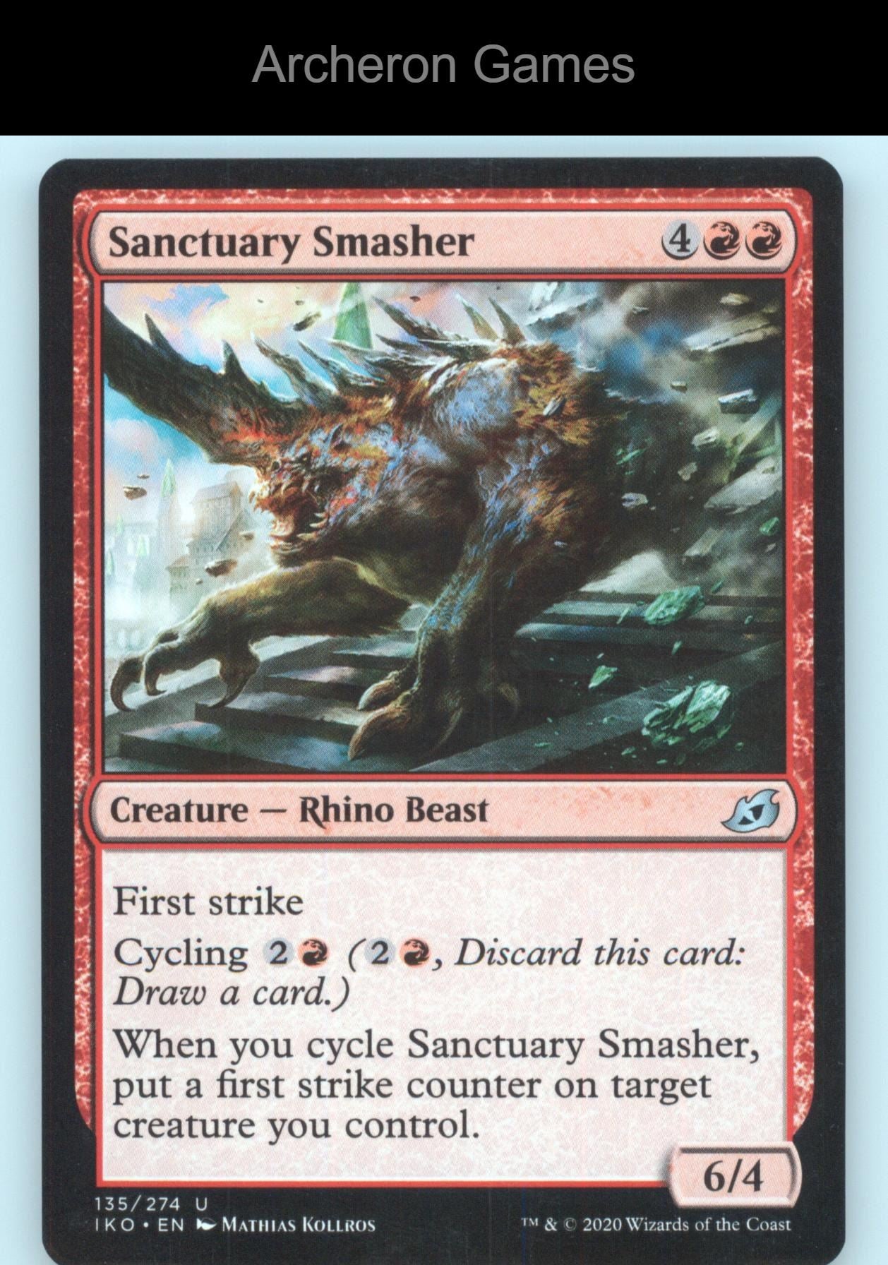 Sanctuary Smasher 135 UC MTG Card Ikoria: Lair of Behemoths