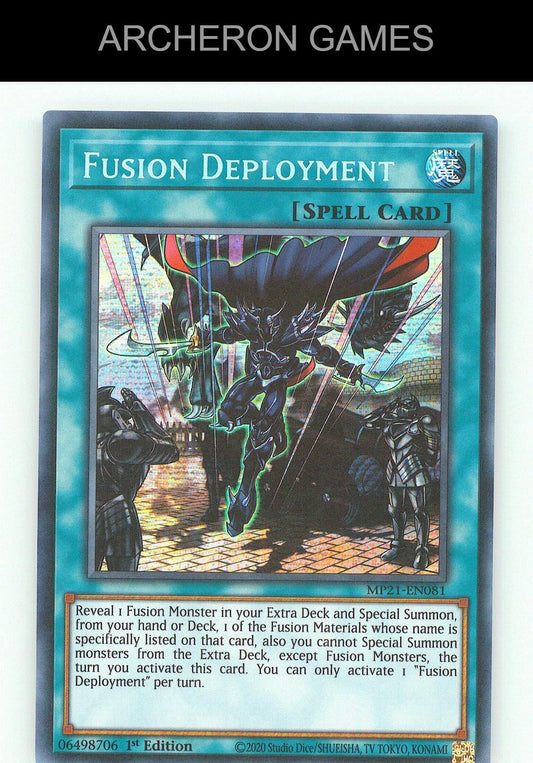 Fusion Deployment SEC YUGIOH Card