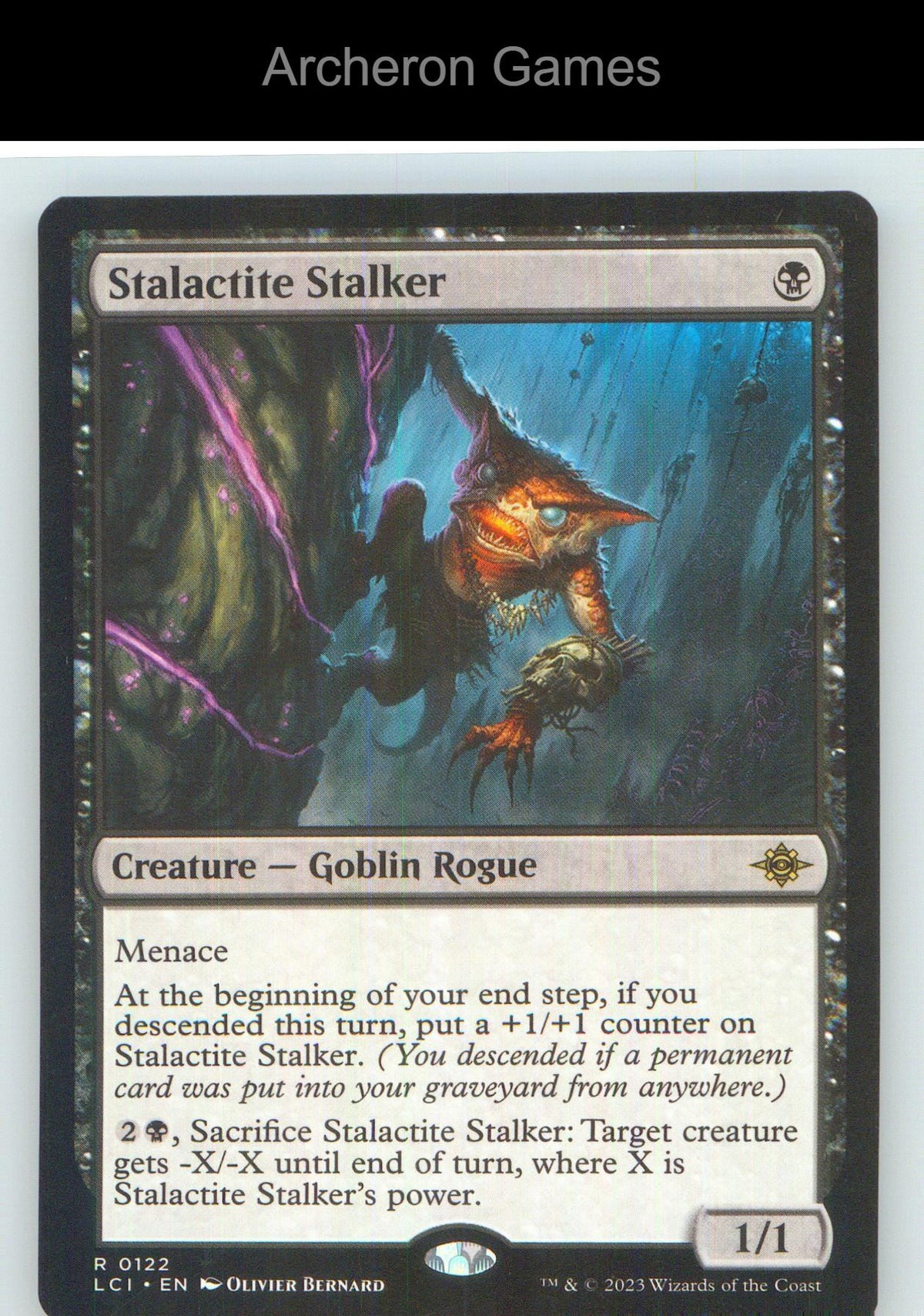 Stalactite Stalker LCI 122 R MTG Card NM/EX+