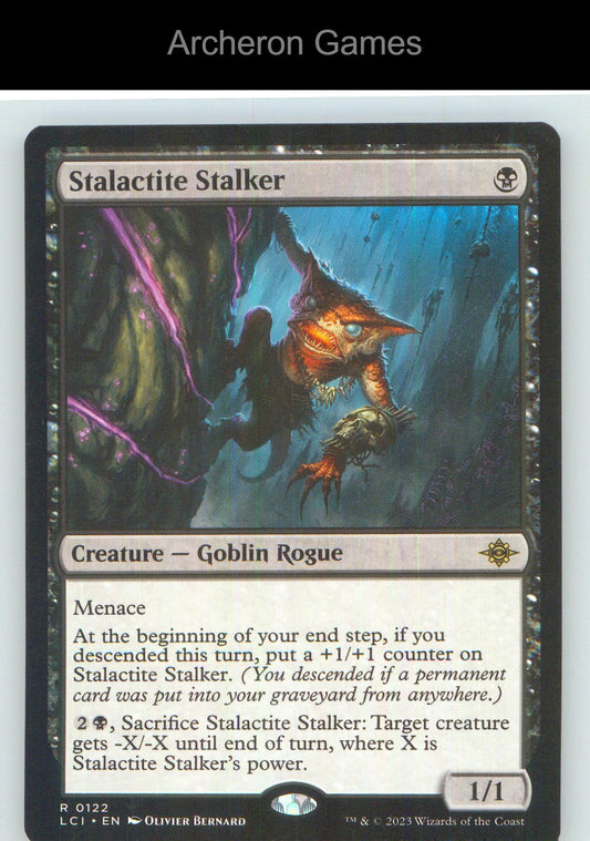 Stalactite Stalker LCI 122 R MTG Card NM/EX+