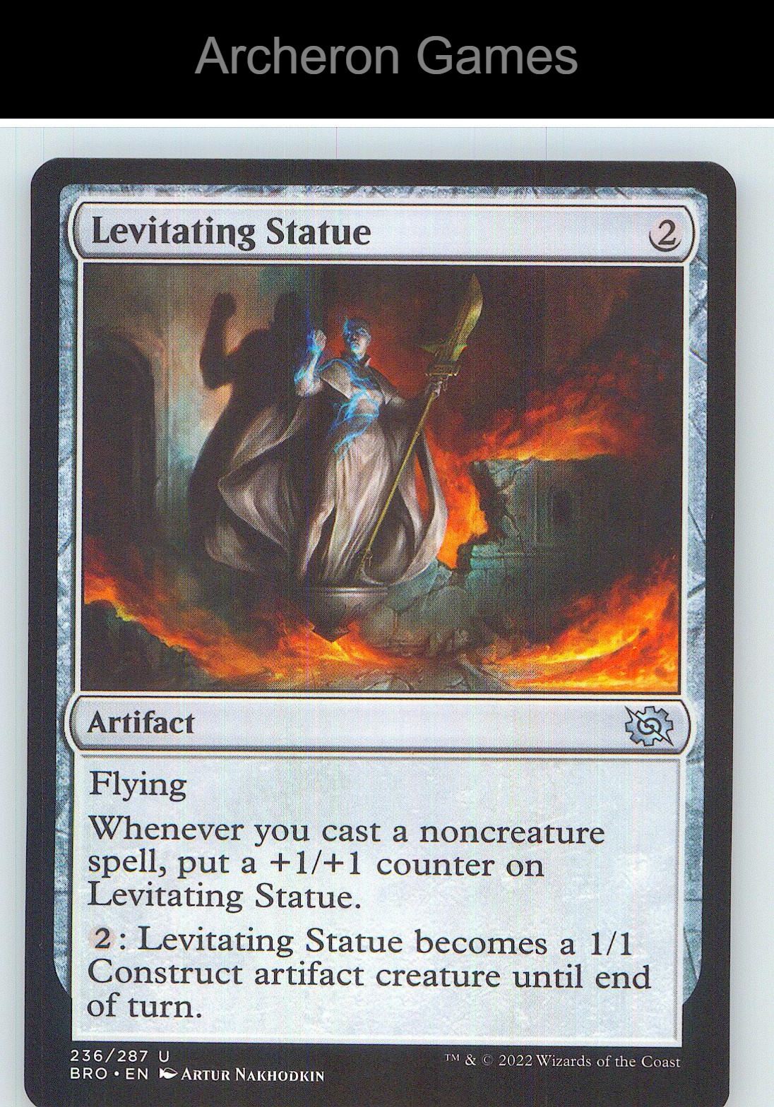 Levitating Statue BRO 236 UC MTG Card NM/EX+