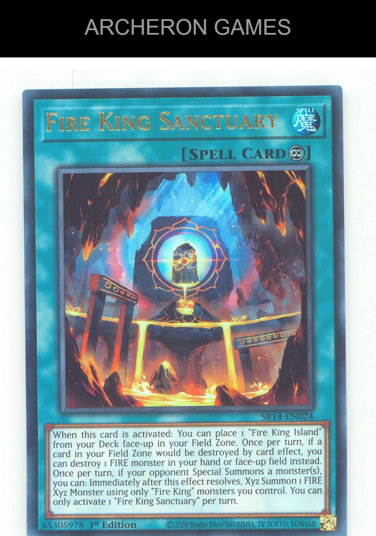 Fire King Sanctuary UR YUGIOH Card Unlimited