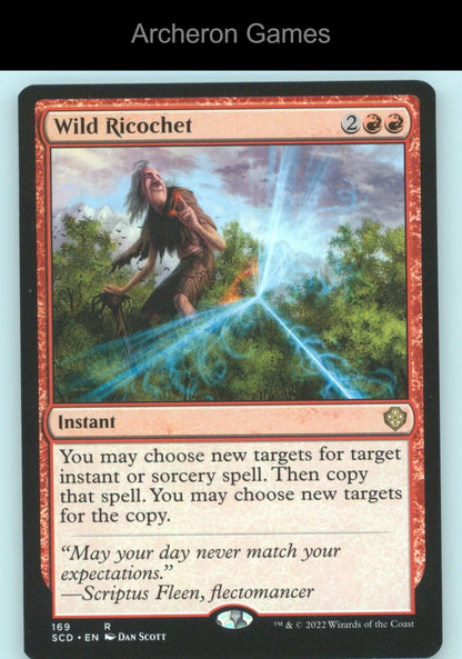 Wild Ricochet 169 R MTG Card Starter Commander Decks