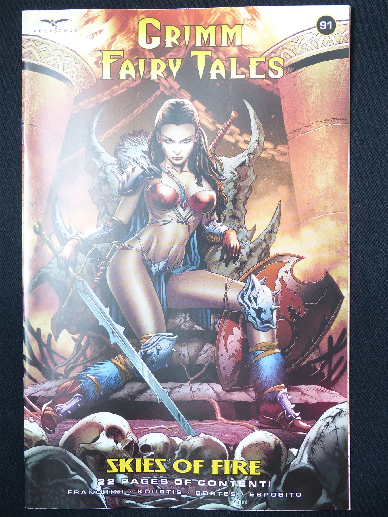 GRIMM Fairy Tales #91 - B&B Jan 2025 Zenescope Comic #72B