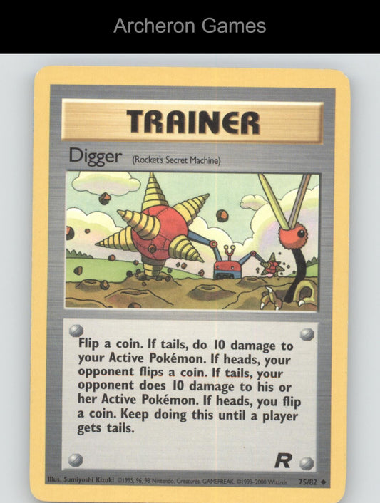 Pokemon Card Digger TR 75/82 UC Team Rocket Unlimited