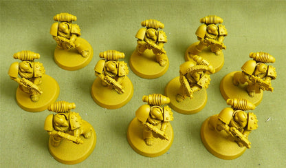 MKVI Tactical Squad set of 10 - Imperial Fists - Warhammer Horus Heresy #2ND