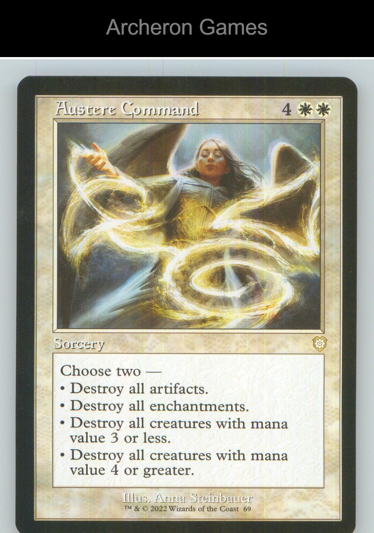 Austere Command (Retro Frame) BRC 69 R MTG Card NM/EX+