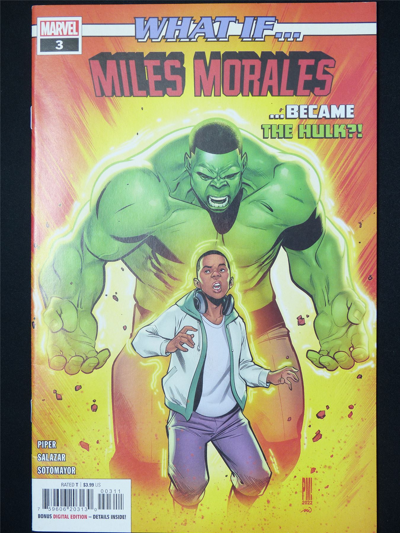 WHAT If? Miles Morales Became The Hulk #3 - B&B Marvel Comic #7P3