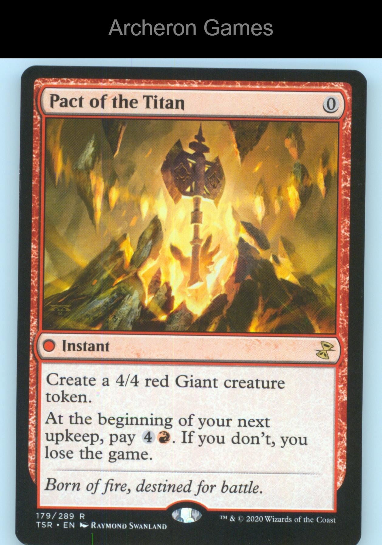 Pact of the Titan 179 R MTG Card Time Spiral: Remastered