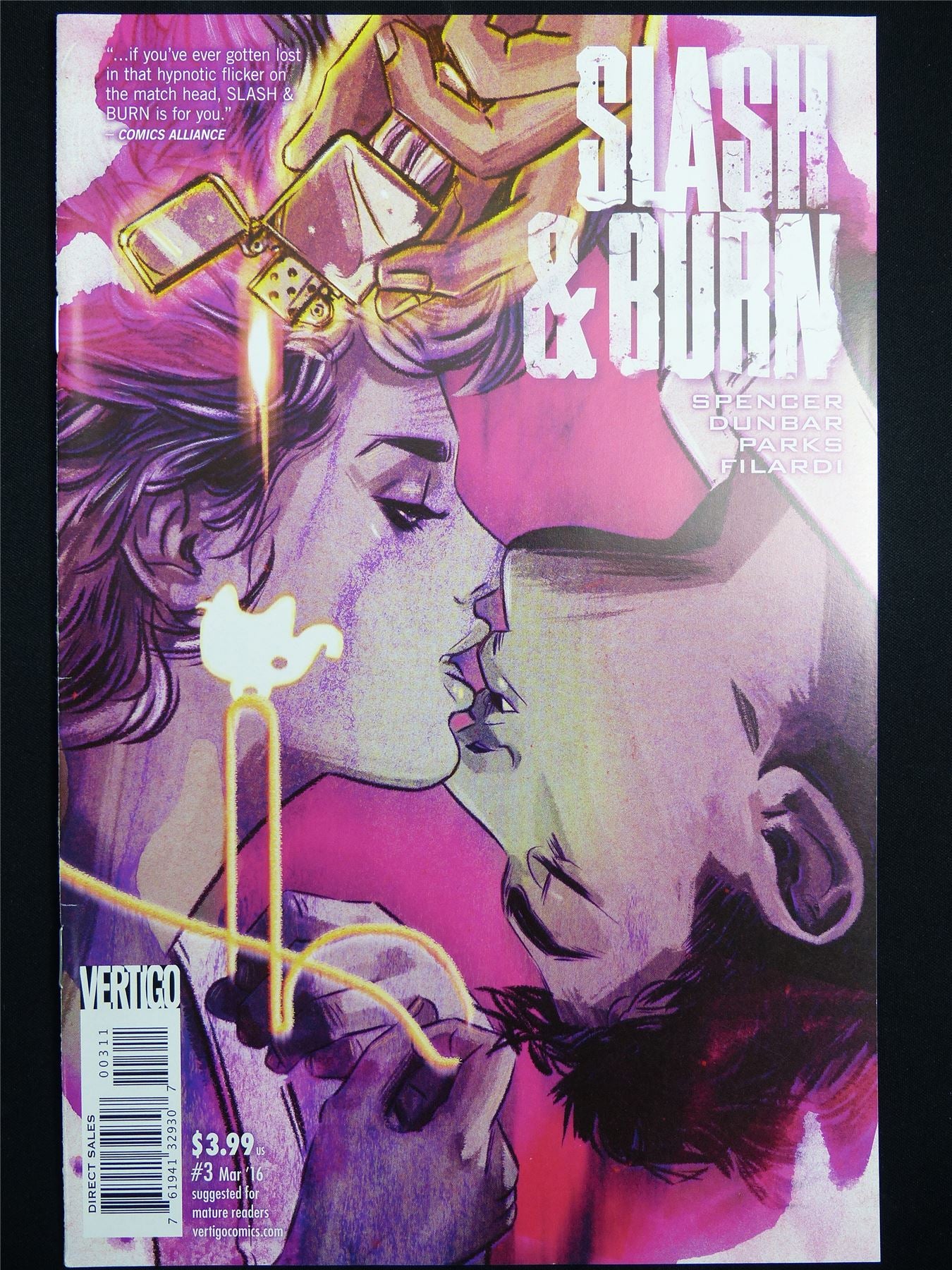 SLASH & Burn #3 Cvr A - DC Vertigo Comic #3C8