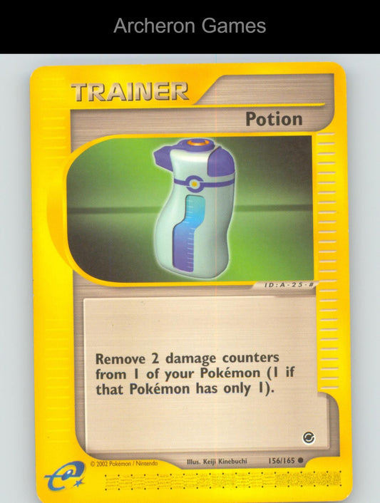 Pokemon Card Potion EX 156/165 C Expedition Base Set
