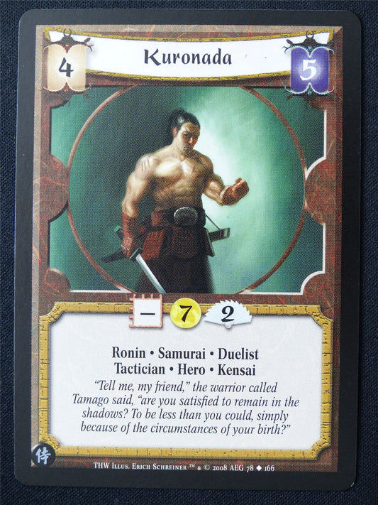 Kuronada - THW - Legend of the Five Rings L5R Card #107