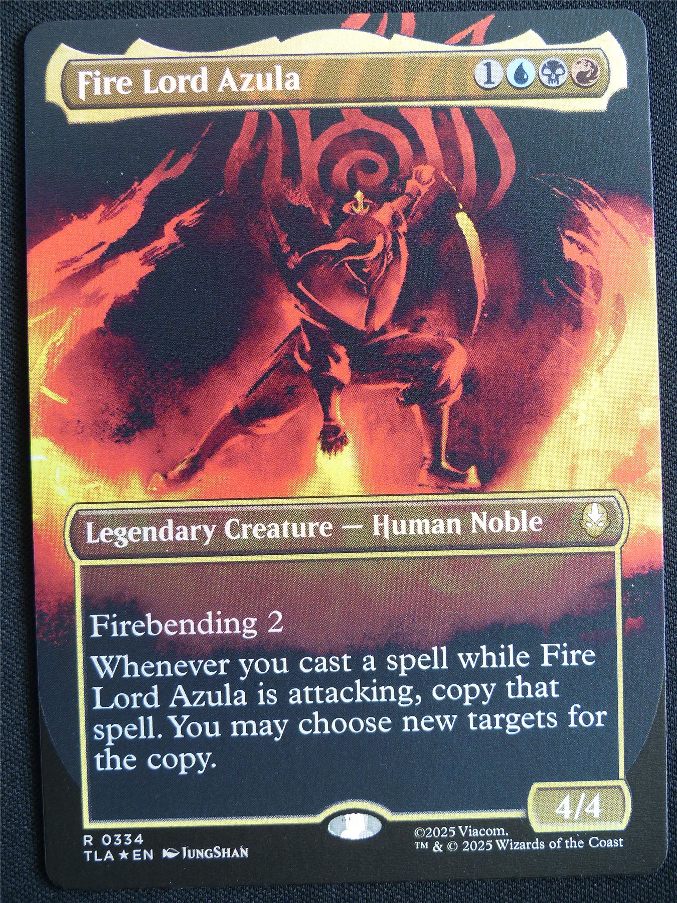 Fire Lord Azula Borderless Foil - TLA - Mtg Card #21P