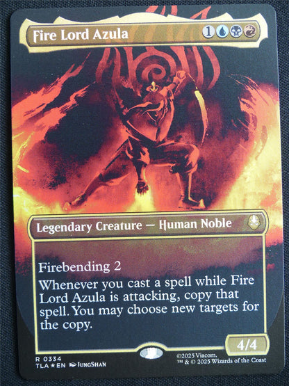 Fire Lord Azula Borderless Foil - TLA - Mtg Card #21P