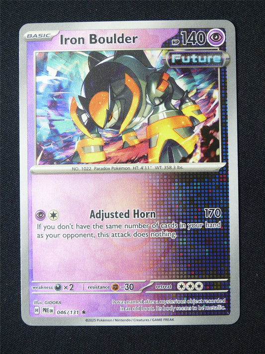 Iron Boulder 046/131 Textured Holo Poke Ball edition - Pokemon Card #8RH