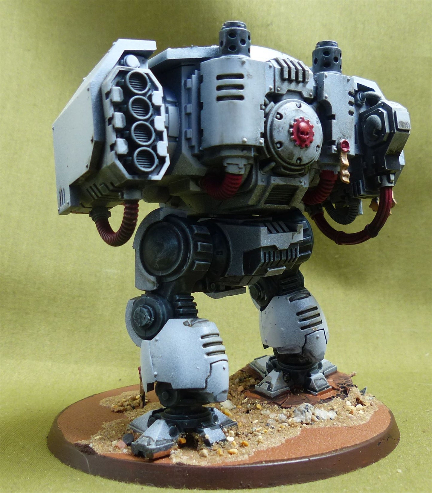 Primaris Redemptor Dreadnought painted - White Scars - Warhammer 40K #4PH