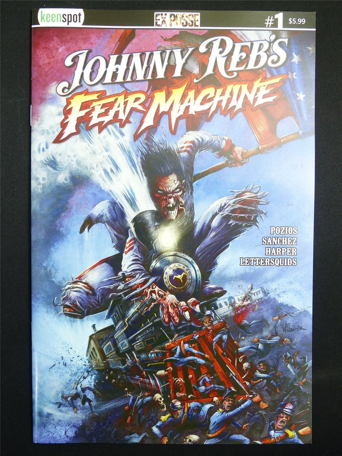 JOHNNY Reb's Fear Machine #1 Cvr A - Oct 2026 Keenspot Comic #579