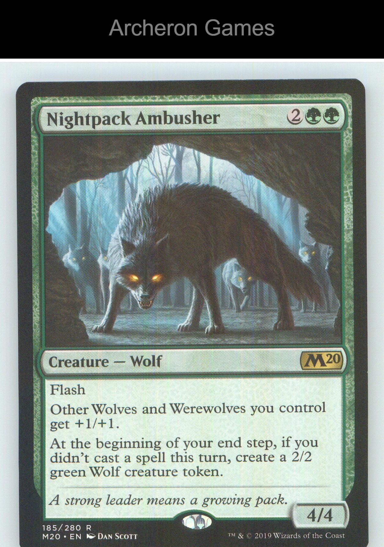 Nightpack Ambusher M20 185 R MTG Card NM/EX+