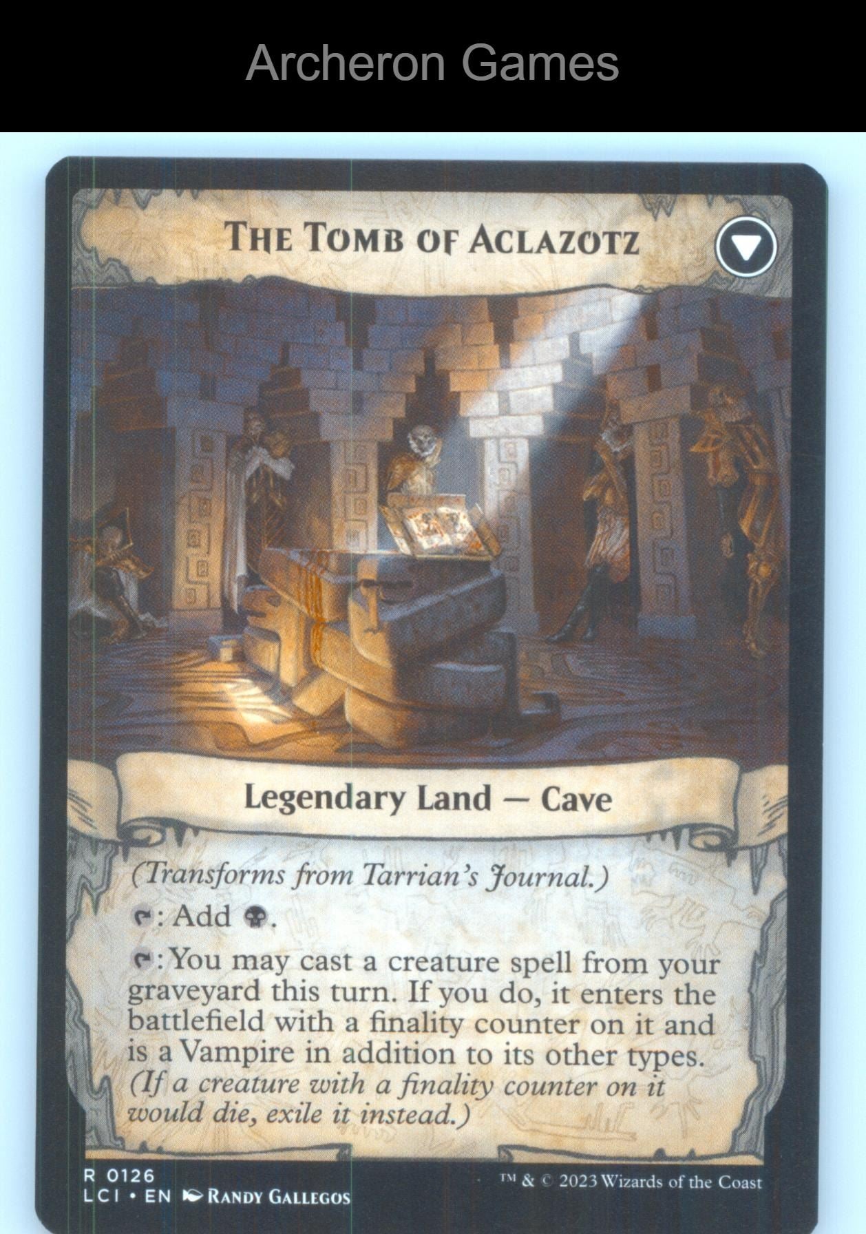 Tarrian's Journal 126 R MTG Card The Lost Caverns of Ixalan