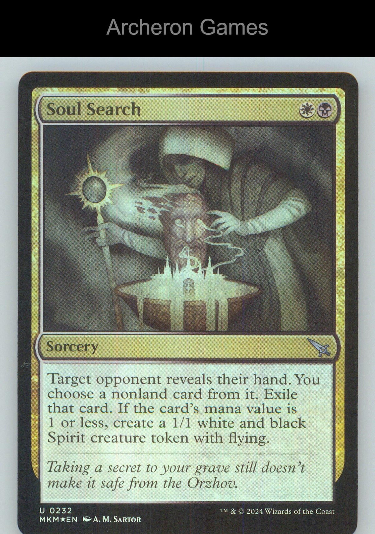 Soul Search MKM 232 UC MTG Card NM/EX+ Foil