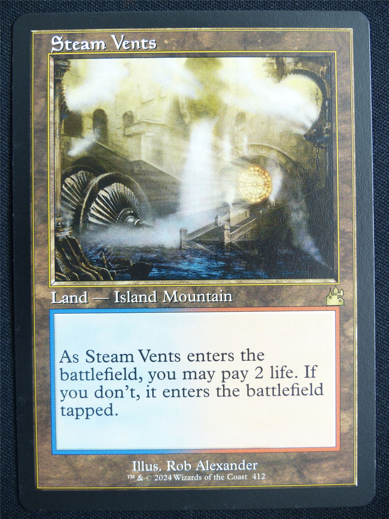 Steam Vents Retro - RVR - Mtg Card #21D