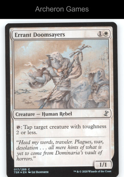 Errant Doomsayers 17 C MTG Card Time Spiral: Remastered