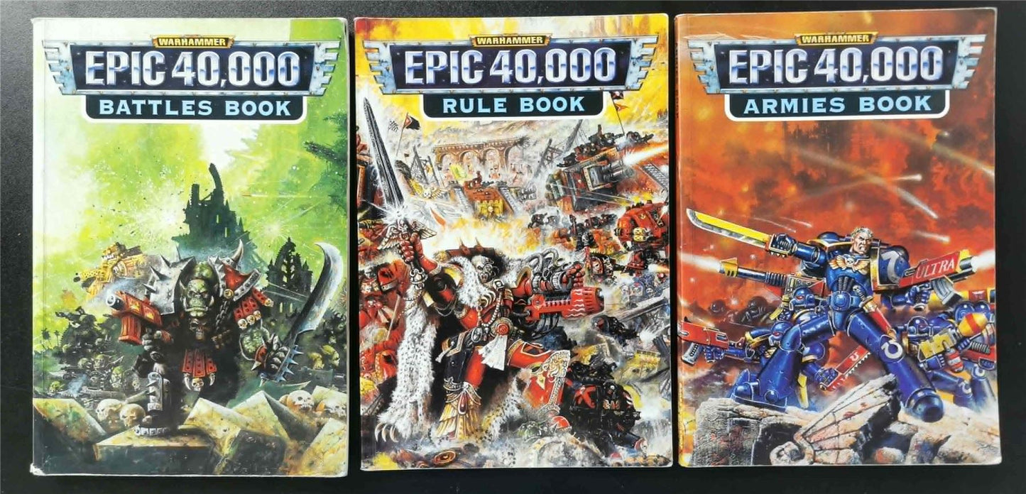 Warhammer Epic Booklet Set: Battles & Rule Book & Armies - Rulebook Softback #1GH