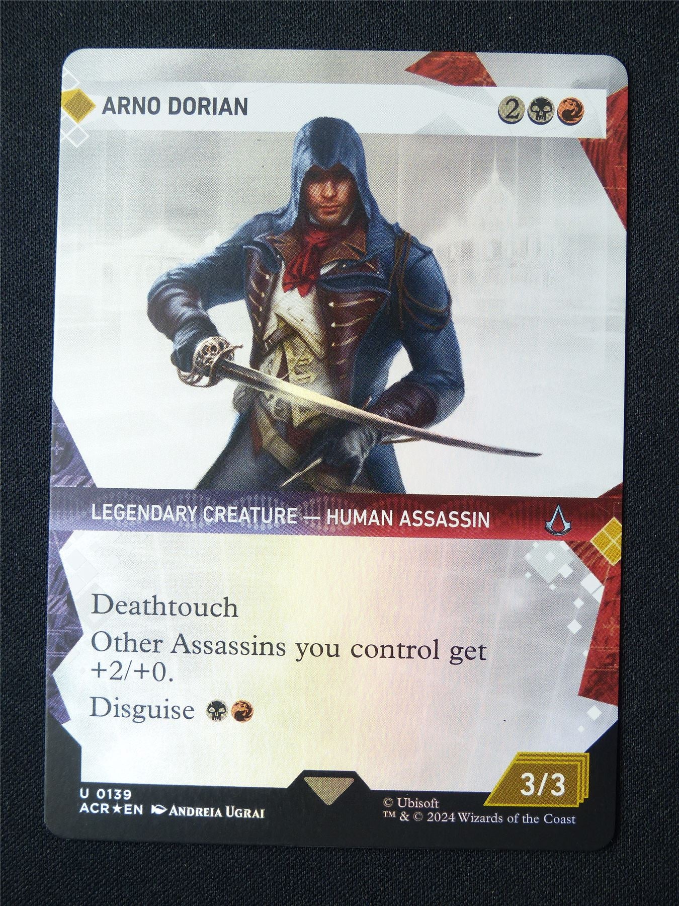 Arno Dorian Showcase Foil - ACR - Mtg Card #3F4