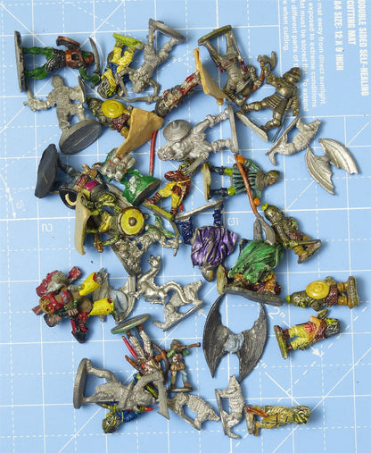 Classic Metal Pre-Slotta Miniatures: Dragons Warriors Monsters Space Marines etc #2HE