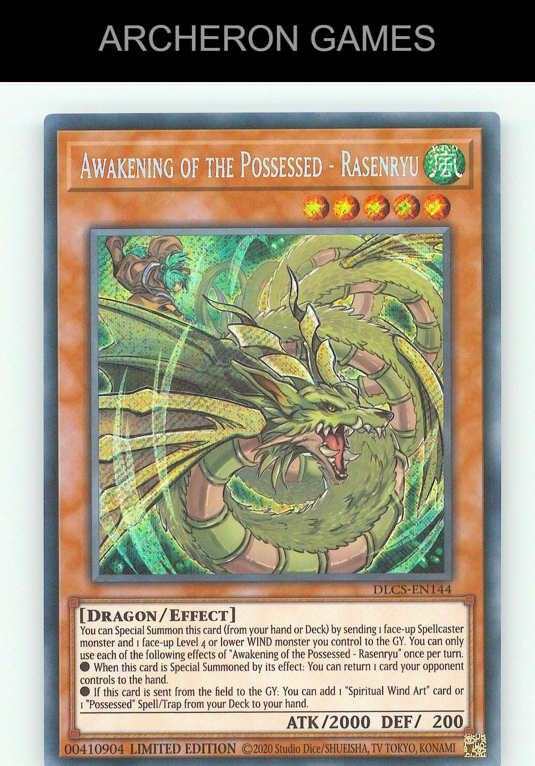 Awakening of the Possessed - Rasenryu SEC YUGIOH Card