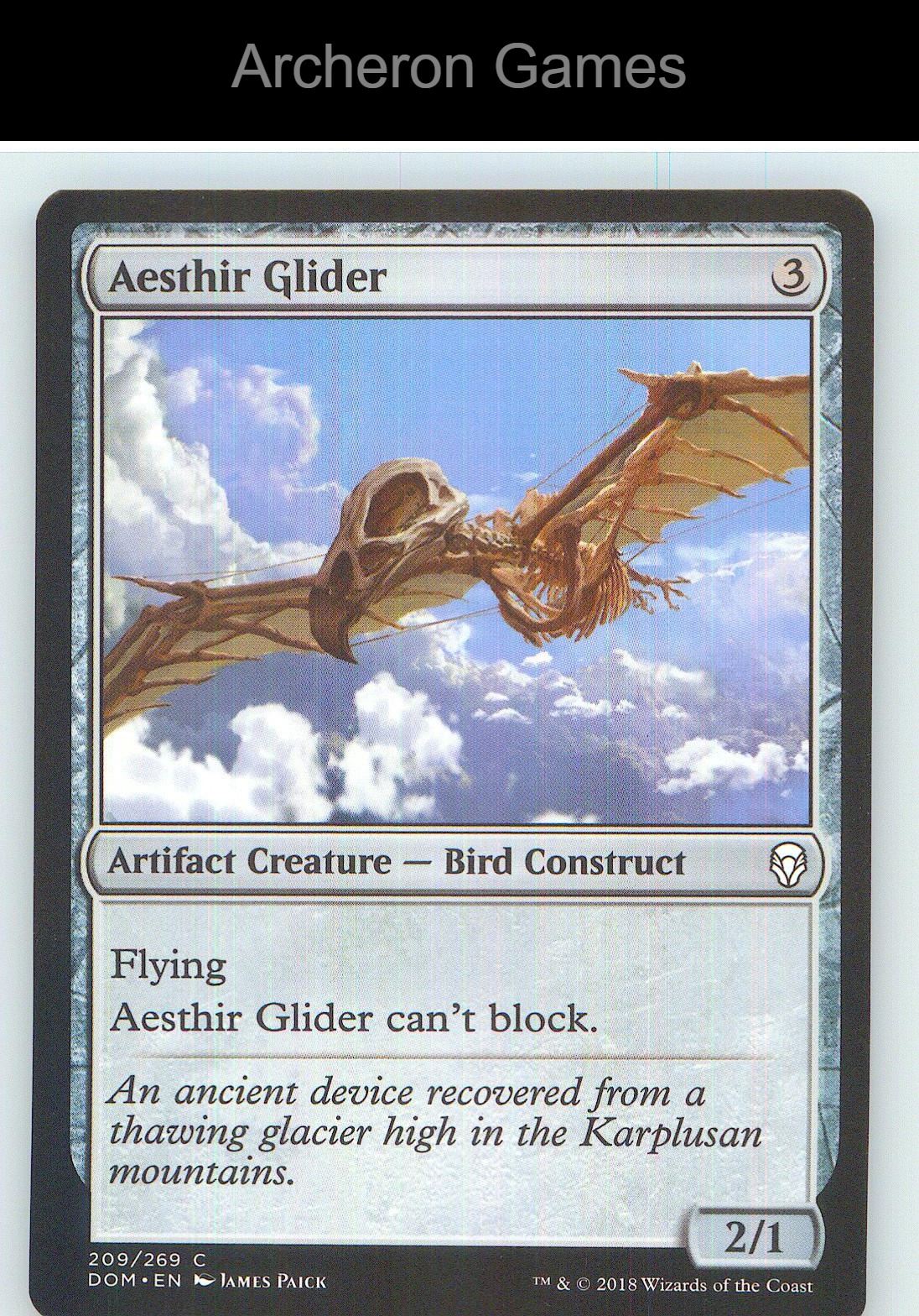 Aesthir Glider DOM 209 C MTG Card NM/EX+