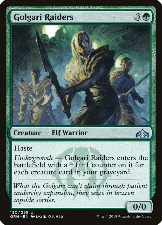 Golgari Raiders - Guilds of Ravnica grn