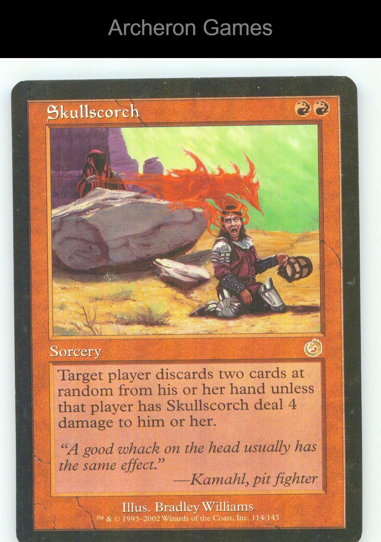 Skullscorch TOR 114 R MTG Card NM/EX+