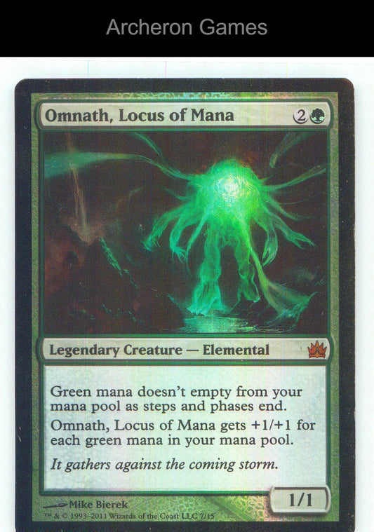 Omnath, Locus of Mana V13 7 P MTG Card NM/EX+ Foil